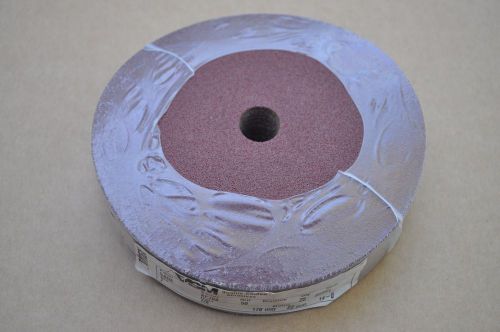 VSM 7&#034; KF708 ALUM OXIDE SANDING DISCS QTY 25, 7/8&#034; HOLE, 50 GRIT FOR METAL, NEW