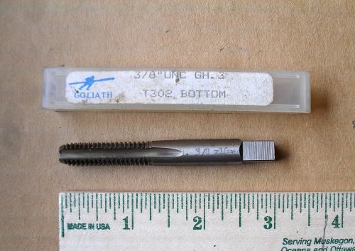 Goliath 3/8&#034; x 16 unc gh3 hhs t302 gt thread cutting tap - made in uk for sale