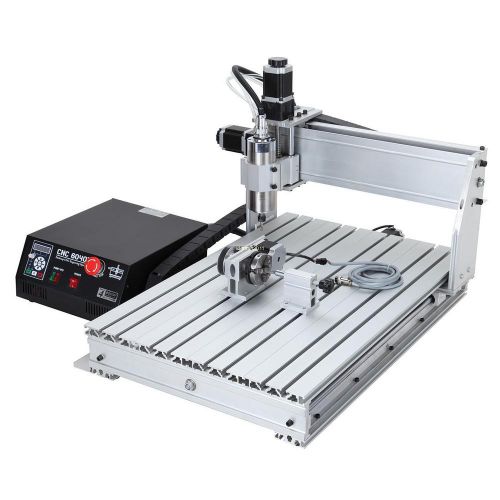 4 axis 6040 ballscrew cnc router engraver engraving cutting machine 24000rpm/min for sale