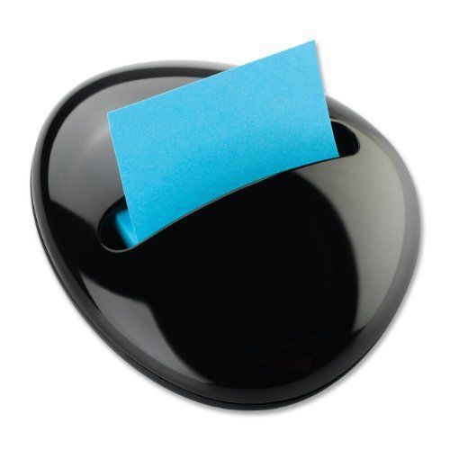 Post-it Pop-up Notes Dispenser for 3 x 3-Inch Notes  Black  Pebble Collection by
