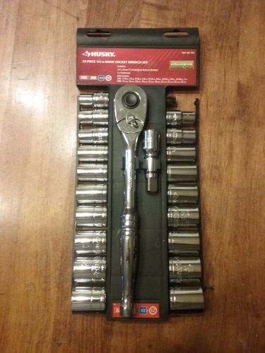 Husky 22-Piece 1/2in Drive Socket Wrench Set