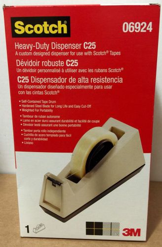 Scotch 3M 06924 Heavy Duty Dispenser C25, Brand New