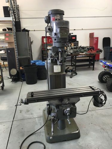 Bridgeport Milling Machine 2hp Variable Speed 9x42 Nice Mill Servo Power Feed