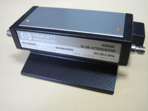 HP84906K  DC-26.5GHz  coaxial step attenuator 90dB Good!!