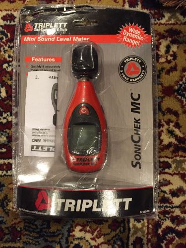 Triplett SoniChek TSC-MC1 Mini Sound Lever Meter w/ Auto BackLit Display