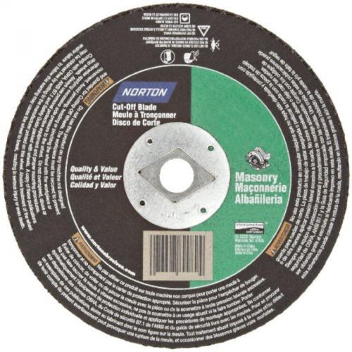 5Pk 6.5&#034; Masonry Reinforced Flat Cut-Off Wheel, Type 01, Silicon Carbide Norton