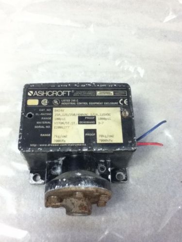 ASHCROFT B424V PRESSURE SWITCH