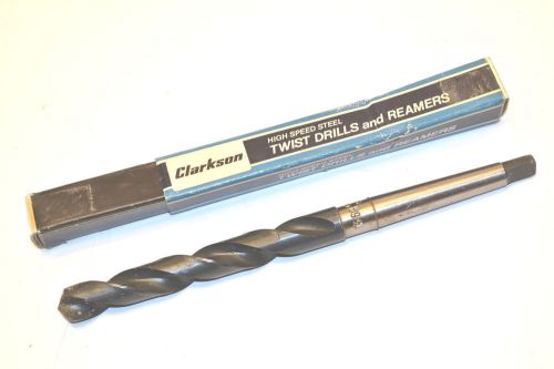 NOS CLARKSON UK HSS No. 1 Morse Taper 13.6 mm Dia. TAPER SHANK DRILL WR13bG7C