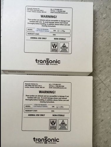 Transonic Scisense Mouse Mice 1.2F Pressure Catheter FTH-1211B-001 - Lot of 2