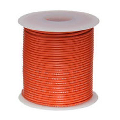 280&#039; ul1007 hook up wire 24 awg 7 strand orange 300 v 80° tnc pvc usa for sale