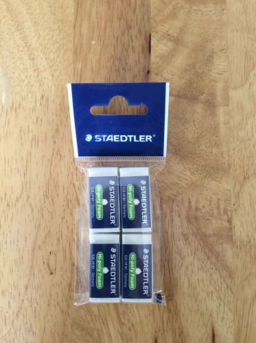 4 x STAEDTLER BEST RUBBER ERASER GERMANY.