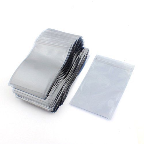 100pcs 9cmx13cm Resealable Anti-Static Ziplock Bags for Hard Drive