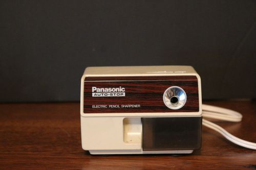 Vintage Panasonic KP-110 Auto-Stop Electric Pencil Sharpener Made in Japan