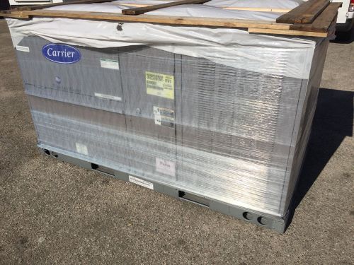 Carrier 5 ton high efficiency packaged unit med gas/elec 208/230v 3ph economizer for sale