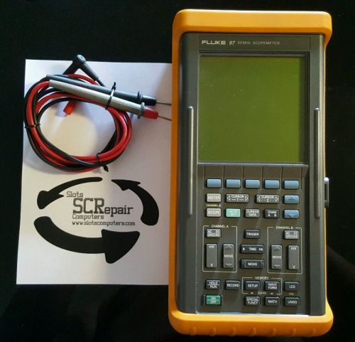 Great Condition Fluke 97 Industrial Scopemeter 50 mhz.