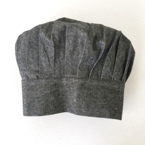 Chef hat cap fun novelty gift cook two lumps of sugar gray cotton bbq barbecue for sale