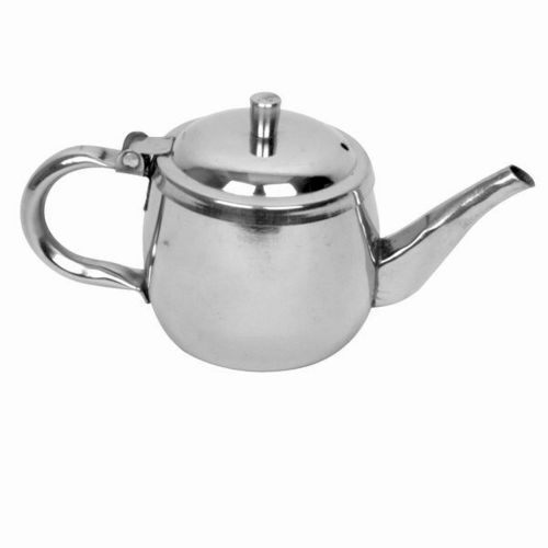 STAINLESS STEEL GOOSENECK TEA POT RESTAURANT QUALITY 10 OZ ~ FREE SHIPPING ~