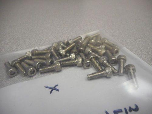 SOCKET HEX-HEAD SCREW 8-32 X 1/2IN SS (LOT OF 37)