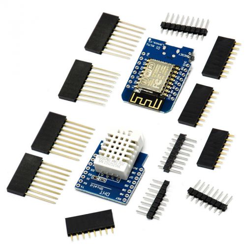 D1 Mini NodeMcu 4M bytes Lua WIFI Development Board ESP8266 and DHT Pro Shield