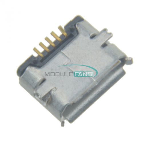 10pcs usb type b female 5pin smt socket jack connectors port pcb board new for sale