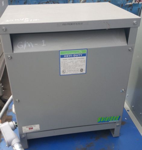 GS HEVI-DUTY 30KVA Transformer T2H30S 480V-208Y/120V 30KVA