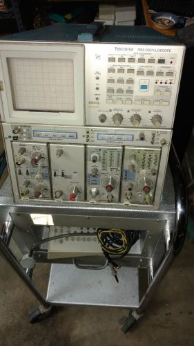 L@@K..  TEKTRONIX 7854 OSCILLOSCOPE  400 mhz  4 CHANNEL + EXTRAS