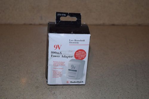 ^^ RADIOSHACK 9V 800 mA POWER ADAPTER