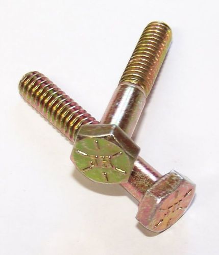 200 bulk qty-nc gr8 hex head bolt 1/4-20 x 1-1/2 zp(9122) for sale