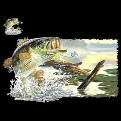 Undercover Fish Fishing HEAT PRESS TRANSFER for T Shirt Tote Bag Sweatshirt 249f