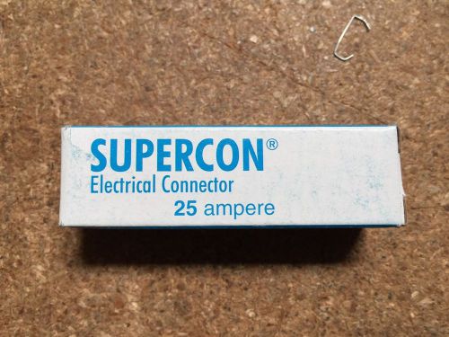 SUPERCON PP25GB TEST PLUG, PIN-PLUG, 25A, BLACK