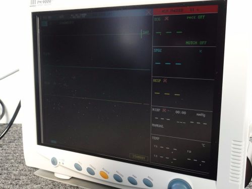 Mindray PM-9000 Patient Vital Signs Monitor ECG Masimo Sp02 Surgical Datascope