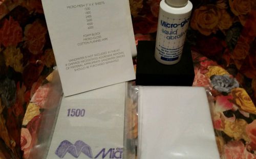 Micro-Mesh KR-70 Acrylic / Plexiglass and Plastic Restoration Kit