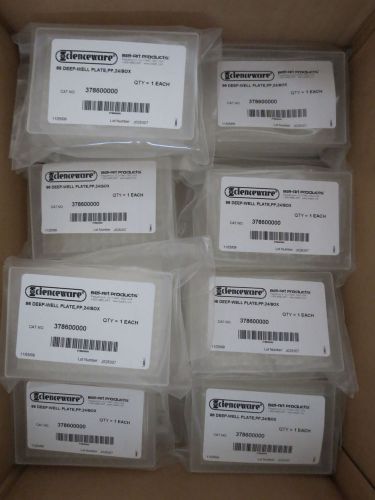 Qty 18  Scienceware 96 x 2000µL Deep Well PP Microplates 378600000