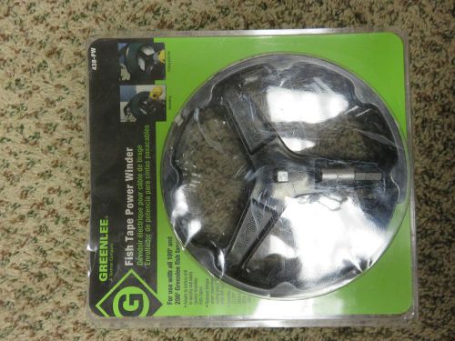 GREENLEE 438-pw fish tape power winder