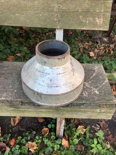 Vintage Galvanized Dairy Milk Cream Funnel Strainer Farm Primitive