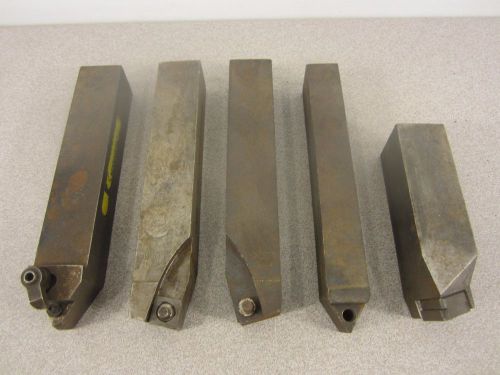 (5) CARBIDE INSERT LATHE BIT TURNING TOOL HOLDER CUTTER CUTTING POST