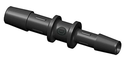 Eldon james c6-4bn automotive black nylon reduction coupler 3/8&#034; hose barb to... for sale