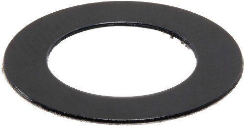 Small Parts PVC (Polyvinyl Chloride) Round Shim, Black, 0.0125&#034; Thickness, 3/4&#034;