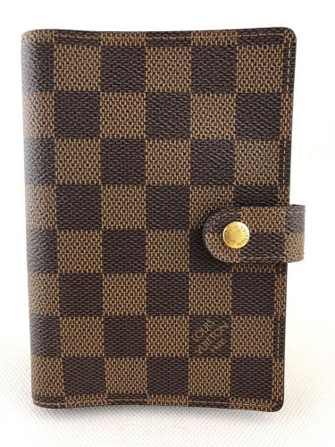 Authentic louis vuitton agenda diary cover monogram leather canvas for sale