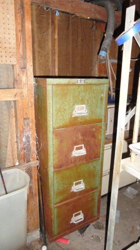 Vintage  fire king 4 drawer file cabinet  fireproof safe for sale