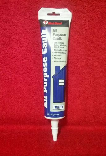 ALL PURPOSE CAULK WHITE 5 Fl OZ, 1 TUBE CAULK NEW