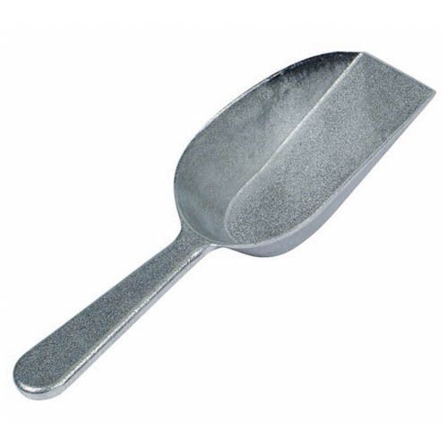 Winco ASFB-4, 4 oz Aluminum Candy Scoop Flat Bottom