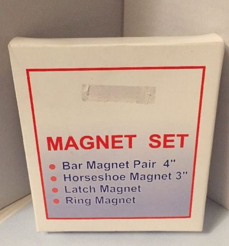K12 education science magnet set horseshoe &amp; bar &amp; latch &amp; ring for sale