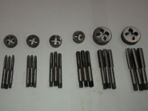 New bsf tap die set 3/16&#034; - 1/2&#034; hard to find 24 pcs set - british standard fine for sale