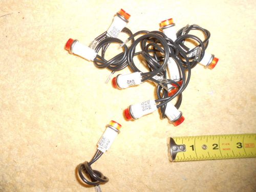 10 Solico 28V  Amber / Orange Round Indicator Light