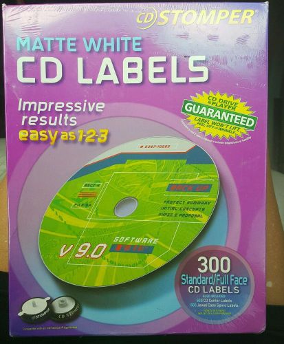 Avery CD Stomper Matte White CD Labels