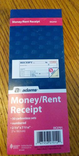 adams money rent receipt