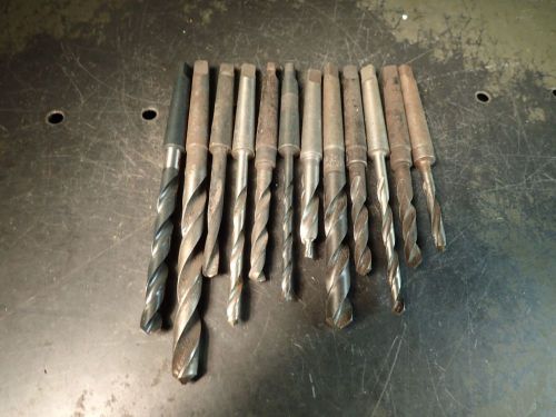 12 Morse Taper #1 Drill Bits 3/16” 15/64” 9/32” 5/16 23/64 29/64 15/32 A B 8.8mm