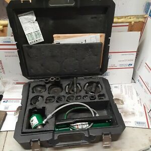 Greenlee 7310SB Slug Buster Knockout Punch Set 1/2&#034; - 4&#034; conduit size W. 767,746