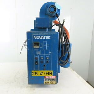 Novatec MD-25 Dehumidifying Plastic Granular Desiccant Dryer 230V 1Ph 25 Lbs/hr